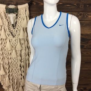 NIKE | Swoosh Logo Sleeveless V-Neck‎ Workout Top